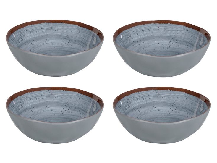 Bo-Camp Halo set van 4 melamine kommen - Grey