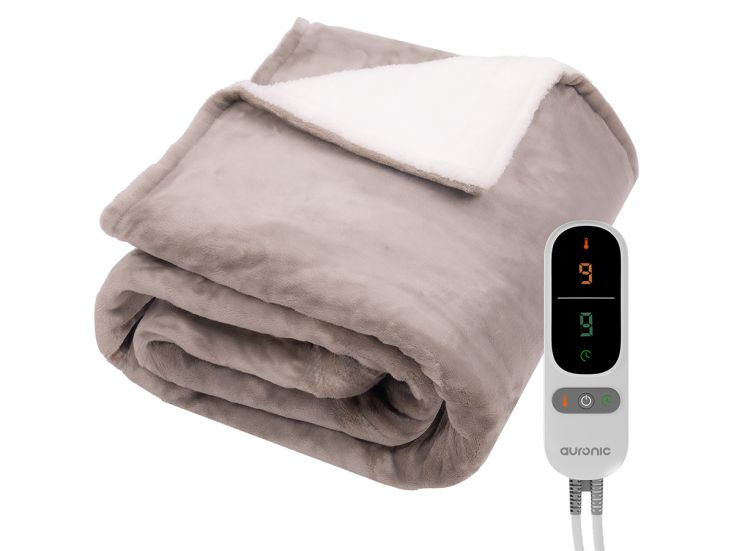 Auronic 200 x 180 cm elektrische deken - Taupe