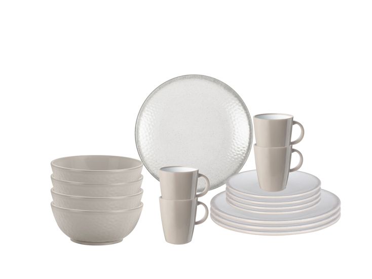 Brunner Lunch box Amadè 16-delig serviesset - creme