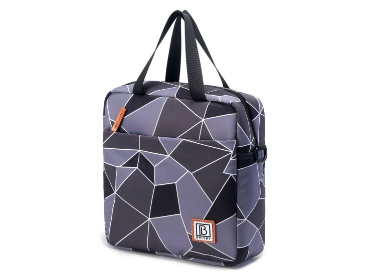 Brisby Grijs en Zwart 7 liter koeltas