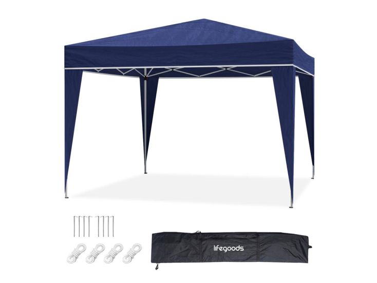 LifeGoods 3x3 m partytent  - Blue