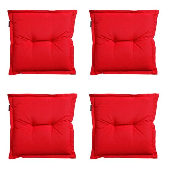 Madison Panama red Zitkussen - Set van 4