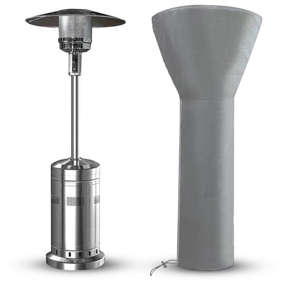 CUHOC Diamond 226 x 85 x 48 cm heaterhoes zilvergrijs