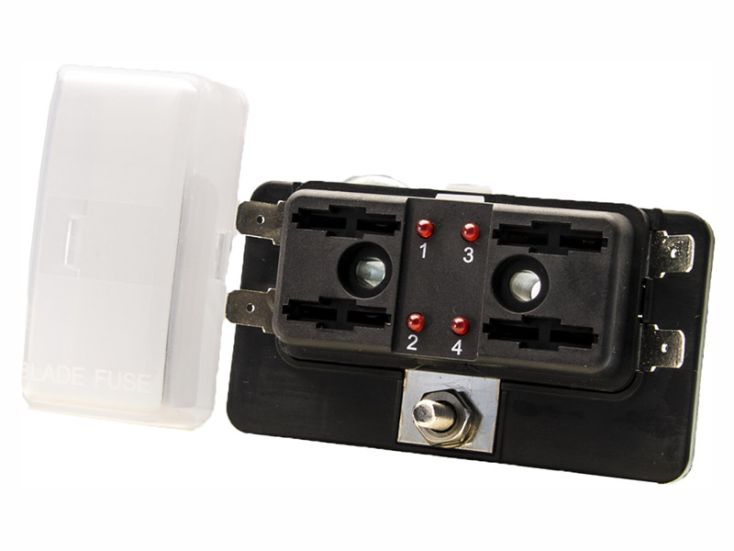 4-weg LED zekering verdeelbox