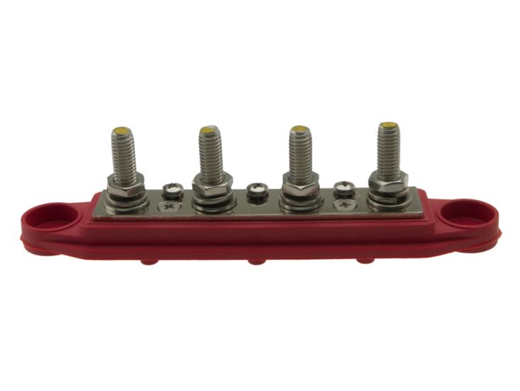 BBA M8 4-punts busbar - red