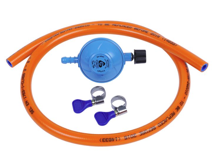 Gimeg G-903 campingaz gasdrukregelaarset - 150 cm
