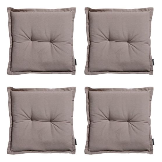 Madison Panama taupe Zitkussen - Set van 4