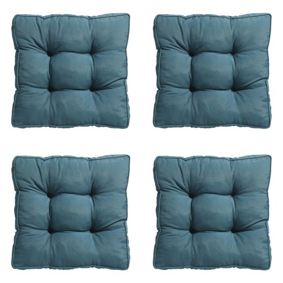 Madison Panama sea blue Zitkussen - Set van 4