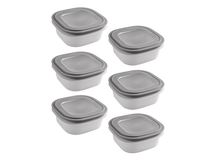 Sunware Sigma home 1,3 liter set van 6 vershouddozen - Grey