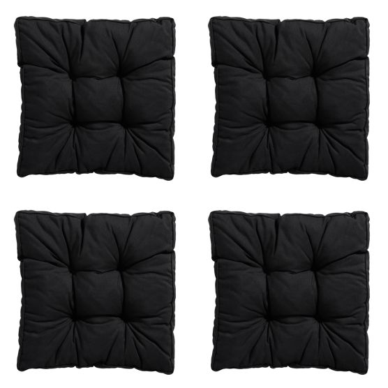 Madison Panama black Zitkussen - Set van 4