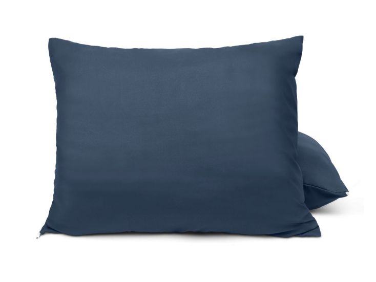 HappyBed Dark blue set van 2 kussenslopen - 60x70 cm