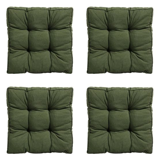 Madison Panama green Zitkussen - Set van 4