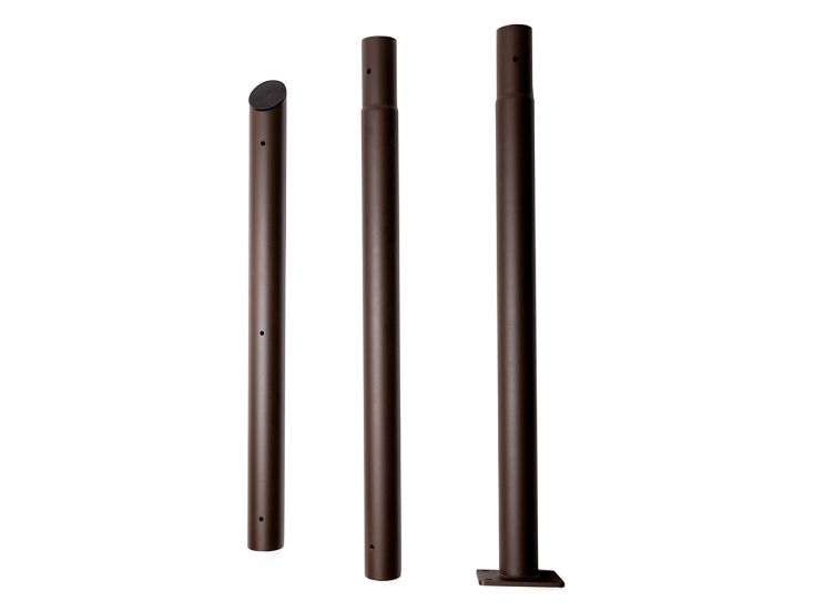 Maanta EZ Mast 80° schaduwdoek paal - dark corten