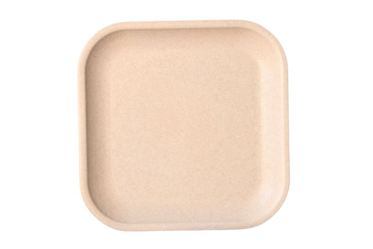 Croppie 20 cm vierkant bord - naturel