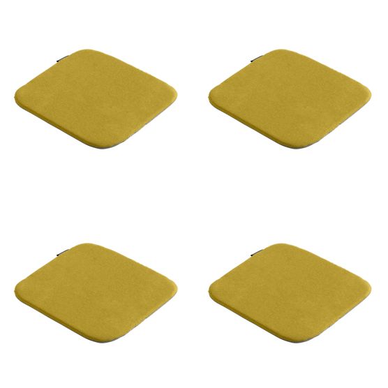 Madison Panama mustard Zitkussen - Set van 4