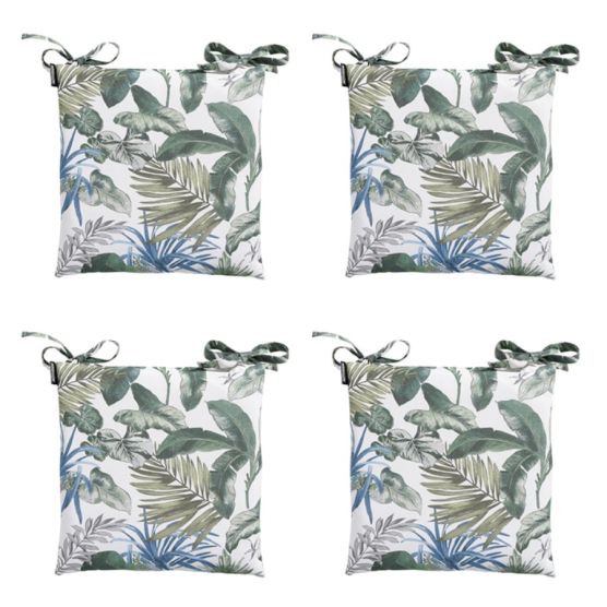 Madison Bliss blue Zitkussen - Set van 4