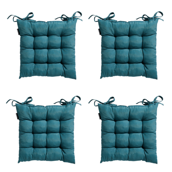 Madison Panama sea blue Zitkussen - Set van 4