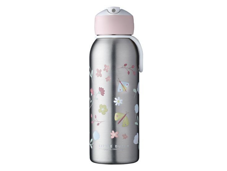 Mepal Flip-Up campus 350ml isoleerfles - Flowers&butterflies