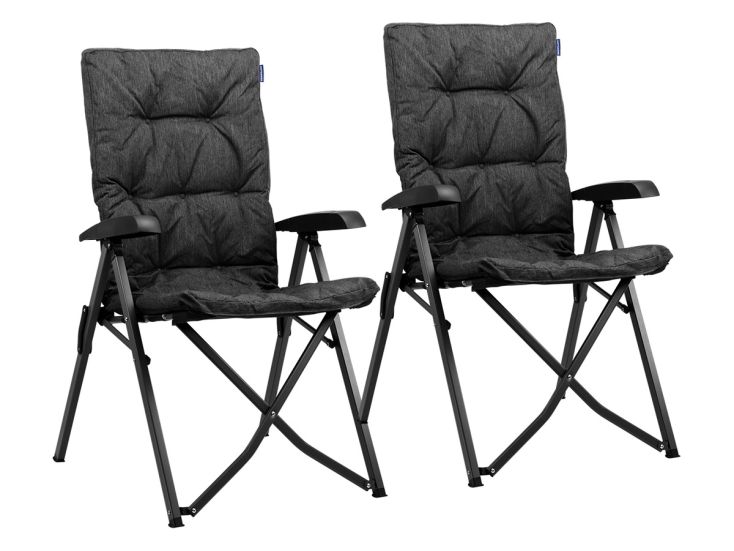 TRVLMORE Duo Pack vouwstoel met draagtas - Black
