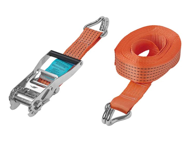ProPlus 8 meter spanband met ratel en 2 haken - 5000 kg