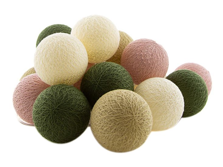 Cotton Ball Lights Outdoor starter kit lichtslinger - Jardin