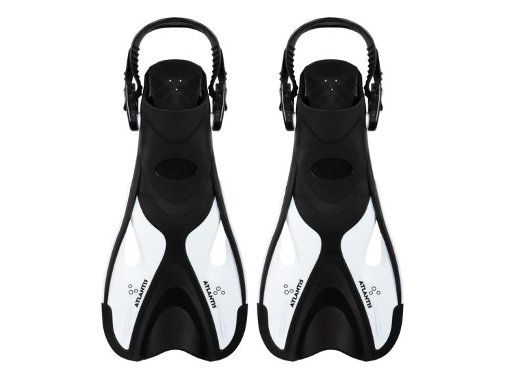 Atlantis Dolphin 30-36 Zwemvliezen - Black/White