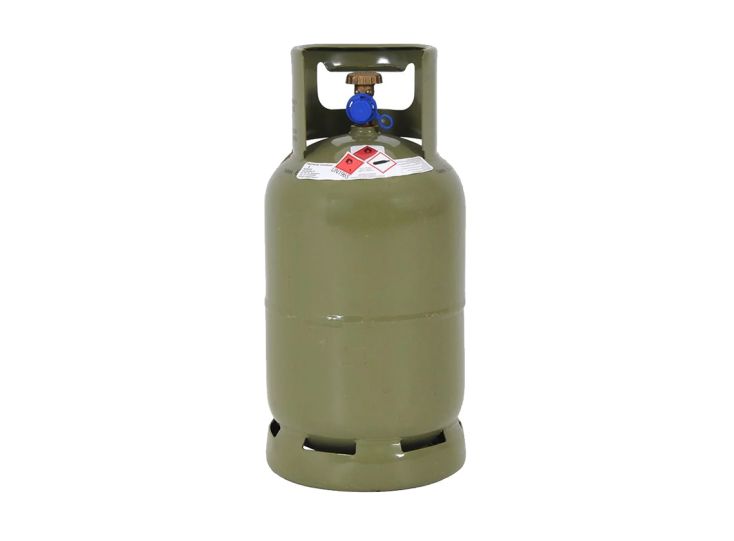 Groene 2,5 kg gasfles