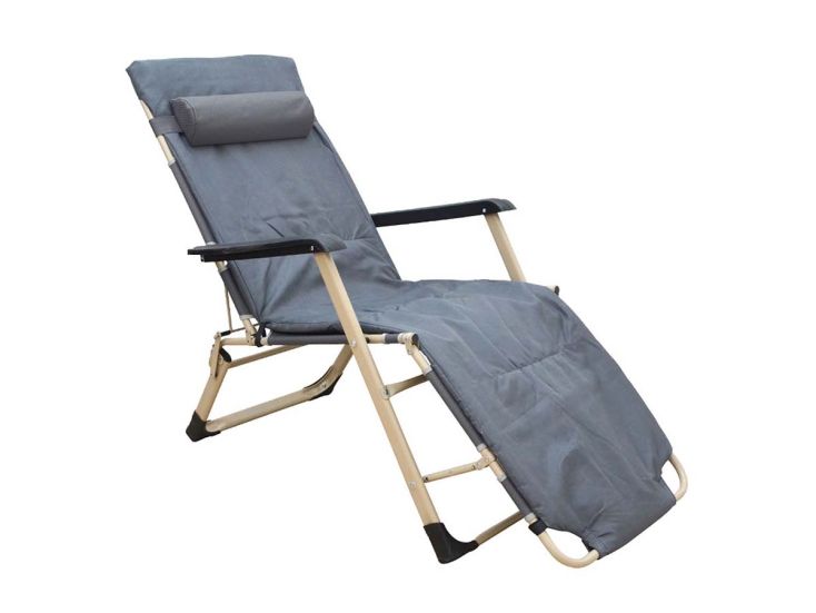 AMANKA 178 x 60 verstelbare relaxstoel - Grey