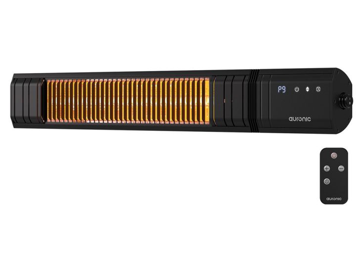 Auronic 2500 watt infrarood terrasverwarmer - Black