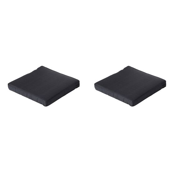 Madison Basic black Zitkussen - Set van 2
