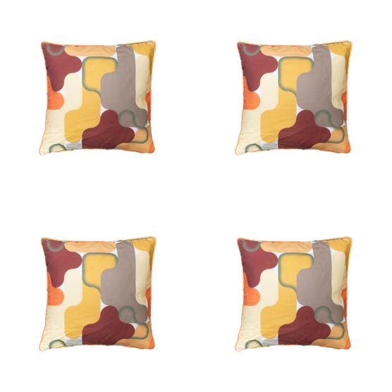 Madison Grafi bordo Sierkussen - Set van 4