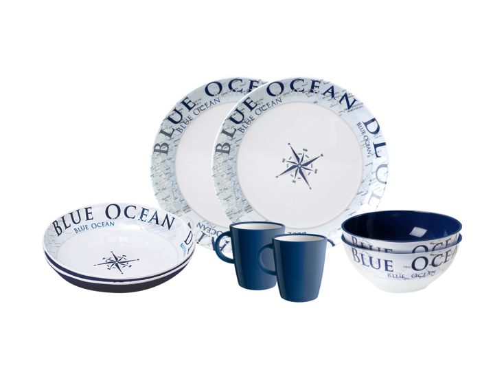 Brunner Tete-a-Tete 8-delig serviesset - Blue Ocean