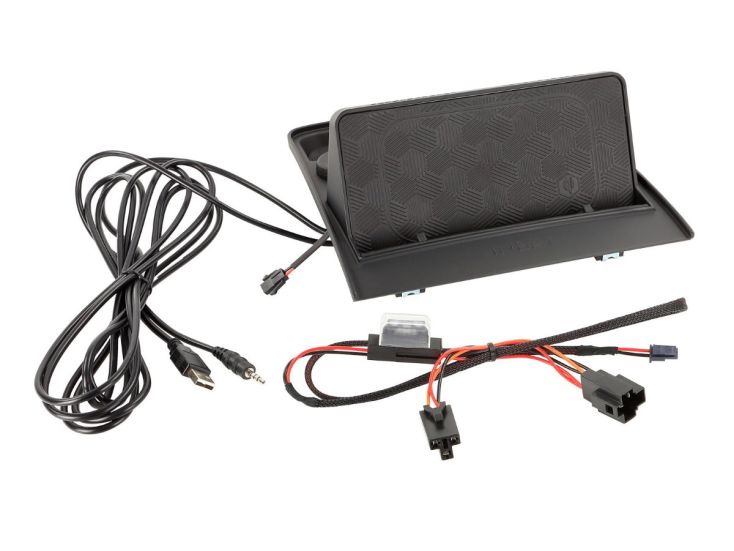Inbay Qi Fiat Ducato USB + AUX-in smartphone opbergvak