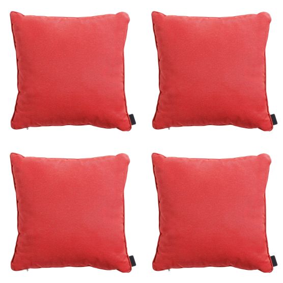 Madison Panama brick red Sierkussen - Set van 4
