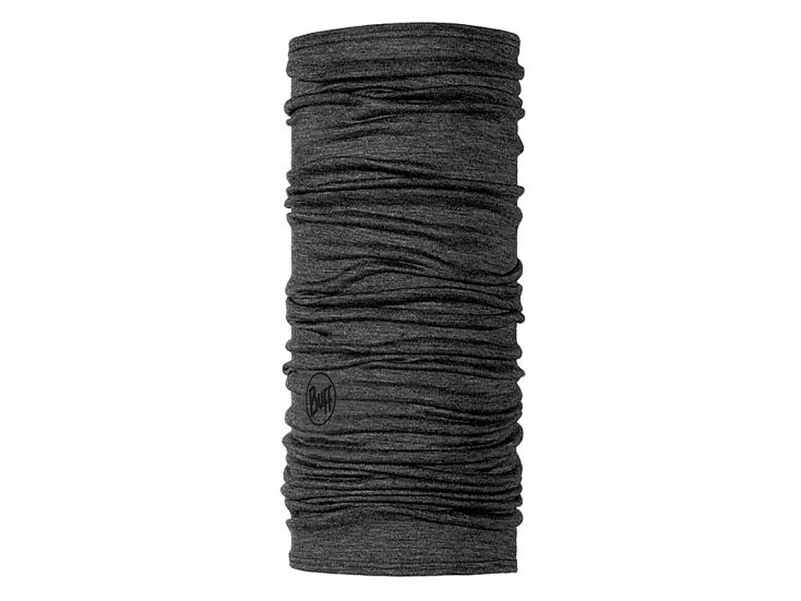 Buff Merino Wool Solid Grey sjaal