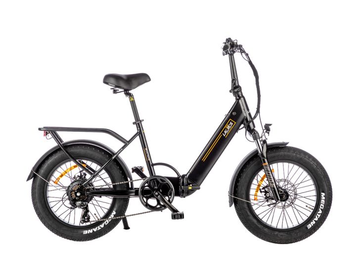 Lacros Mustang M250 elektrisch opvouwbare Fatbike - Black