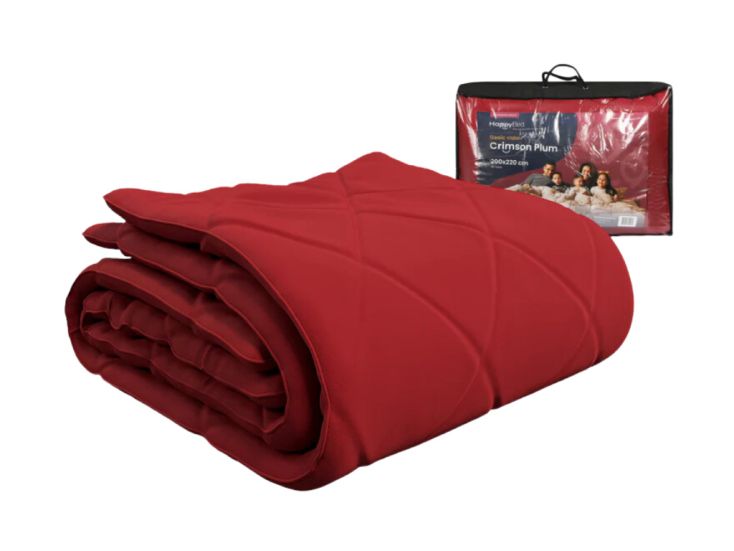 HappyBed Crimson Plum All year dekbed -  200x220 cm