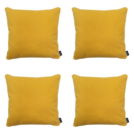 Madison Gold canvas eco+ Sierkussen - Set van 4