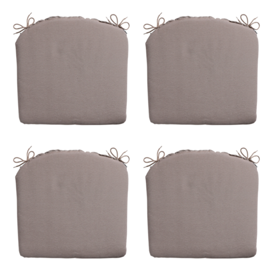 Madison Panama taupe Zitkussen - Set van 4