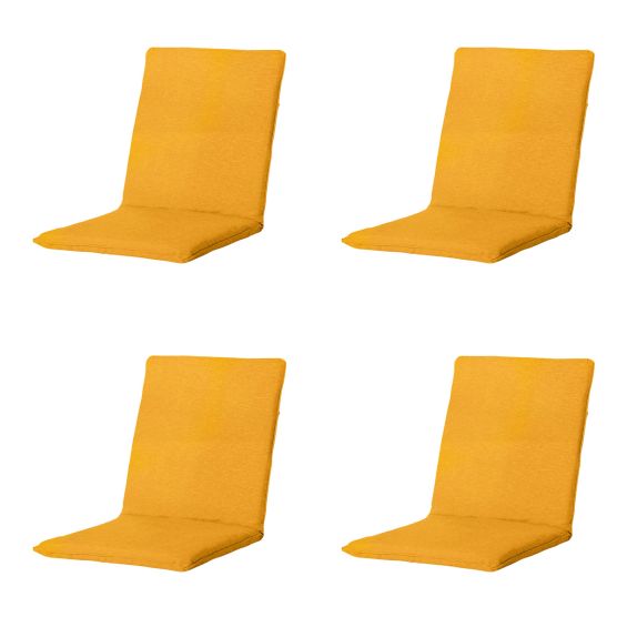 Madison Panama golden glow Stapelstoelkussen - Set van 4