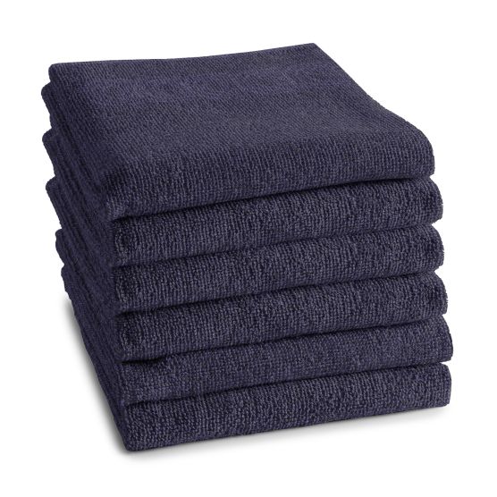 DDDDD Logo 50 x 55 cm set van 6 keukendoeken - Dark Blue