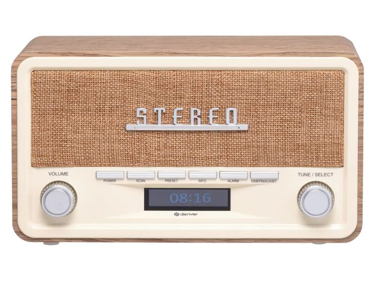 Denver DAB18 DAB+ Bluetooth Radio - Beige