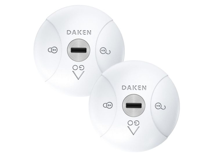 Daken Saturn GO 2-Pack deursloten - White