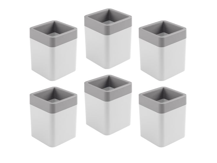 Sunware Sigma home 0,6 liter set van 6 organisers - White