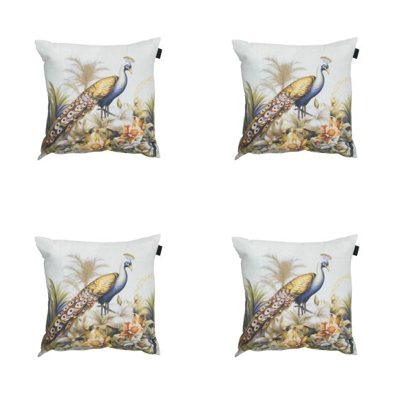 Madison Flore purple Sierkussen - Set van 4