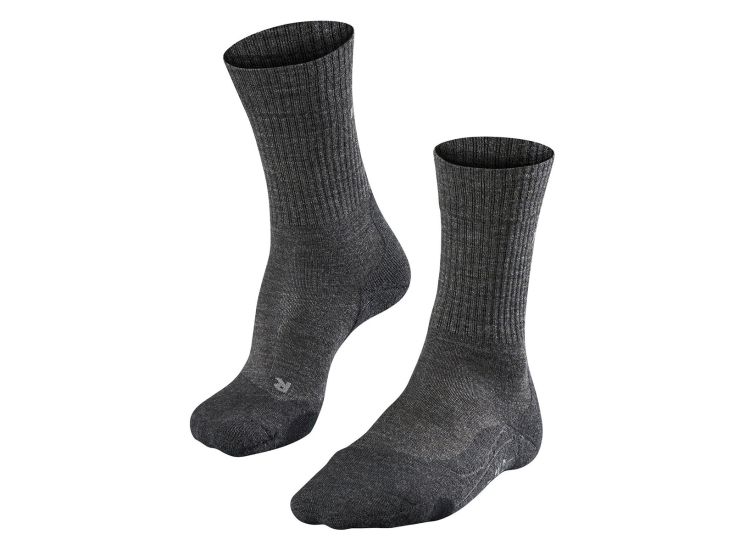 Falke TK2 Wool heren wandelsokken - Antracite
