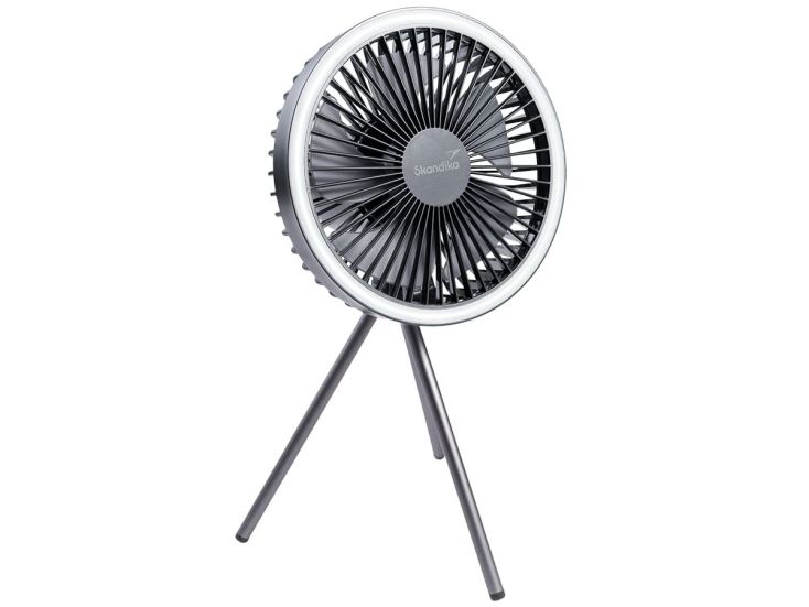 Skandika Solvind Campinglamp met ventilator - Black