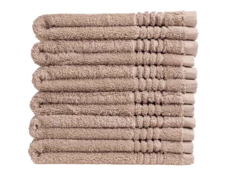 PHLOX Supreme 30 x 50 cm set van 6 gastendoekjes - sand