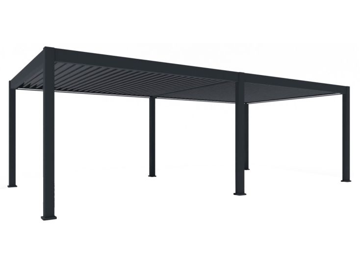 Orion Premium 400x800cm elektrische LED overkapping - antraciet