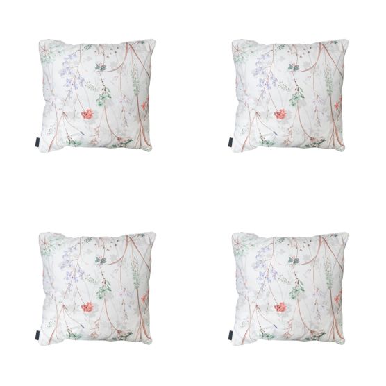 Madison Donna natural canvas eco+ Sierkussen - Set van 4